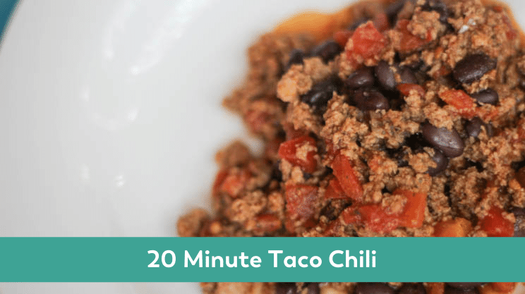 20 minute taco chili on bariatric food coach