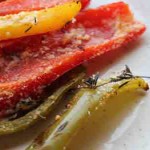 Parmesan Peppers. Low carb and weight loss surgery friendly!