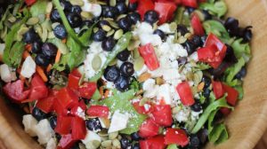 Blueberry Feta Pepita Salad | Weight Loss Surgery Recipes | FoodCoachMe