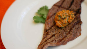Cilantro Chipotle Creamy Steak Topping | Bariatric Recipes | www.foodcoach.me