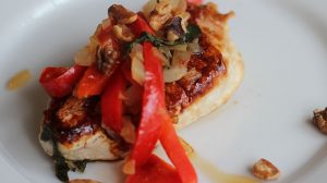 Walnut Chicken with Basil Skillet | Bariatric Surgery Recipes | FoodCoach.Me