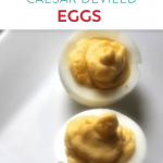 Pinterest Image Caesar Deviled Eggs