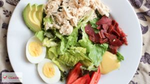Pulled Chicken Club Salad | WLS Recipes | FoodCoach.Me