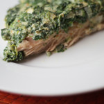 Salmon Florentine. Low carb and weight loss surgery recipe