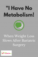 Do you ever feel like you have no metabolism? Maybe your results after weight loss surgery feel slower than they're supposed to?? Here are 4 habits to improve your metabolism after bariatric surgery! #bariatric #wls #gastricsleeve #gastricbypass #metabolism