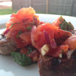 Bruschetta Topped Steaks - Low Carb and Bariatric Friendly