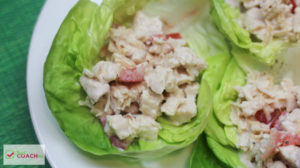 Chicken Caesar Lettuce Wraps | WLS Recipes | FoodCoach.Me