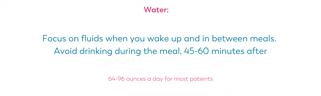Water after weight loss surgery blog frequent meals after bariatric surgery