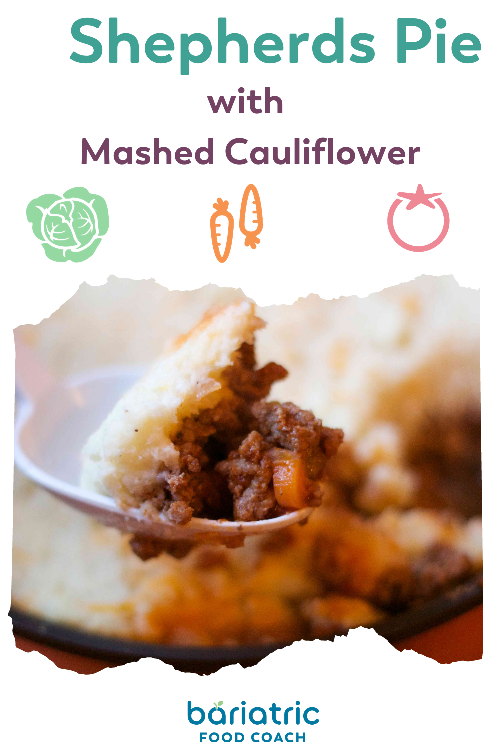 Shepherds Pie with Mashed Cauliflower Bariatric Food Coach