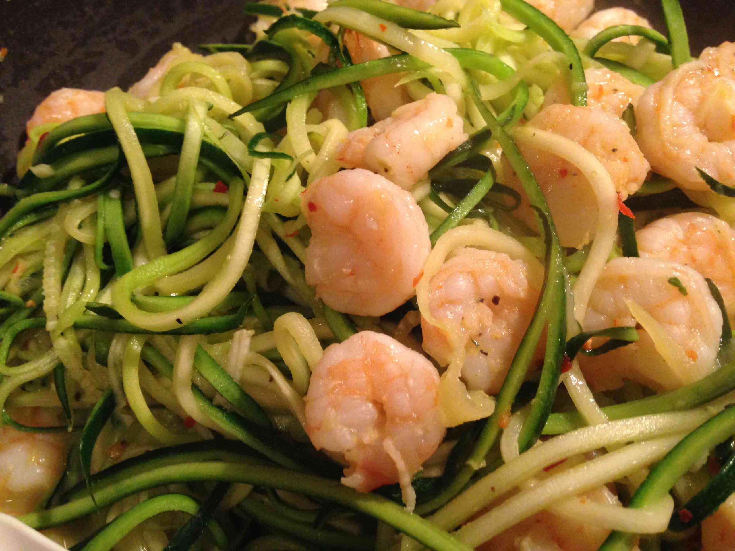 Shrimp Scampi with Zucchini Noodles Bariatric Food Coach