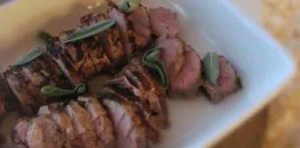 Balsamic Garlic Pork Tenderloin. Low carb and weight loss surgery recipes at www.foodcoach.me!