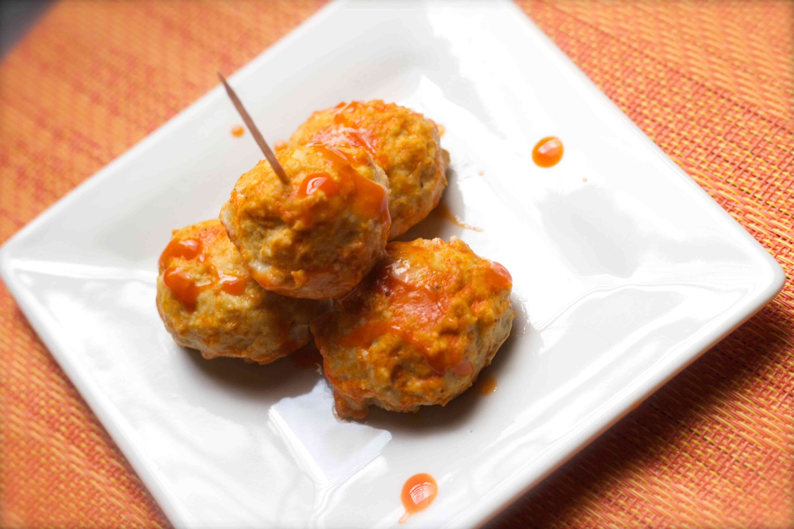 Buffalo Chicken Meatballs (Crockpot® Recipe) Bariatric Food Coach