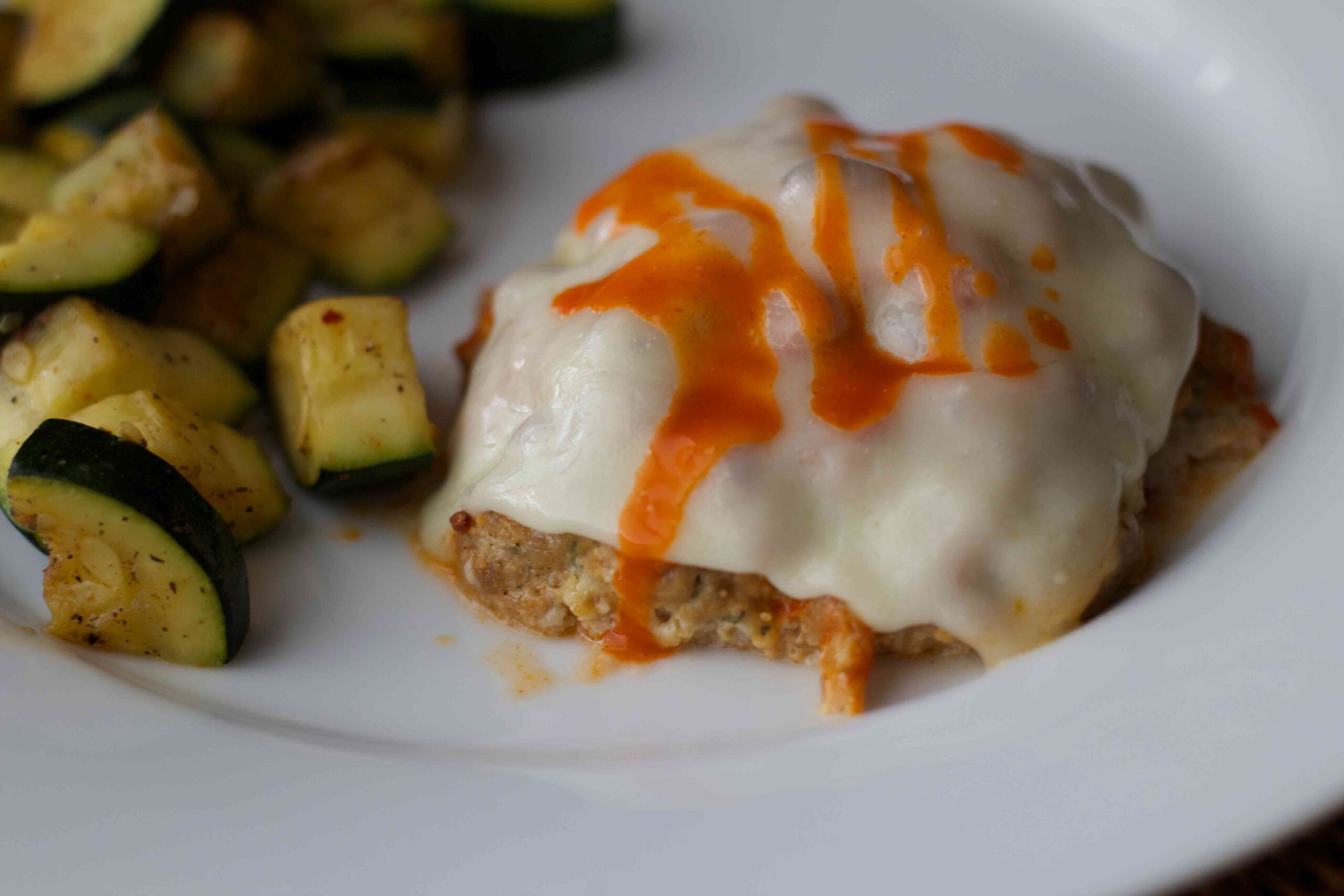 Buffalo Turkey Burger. Low carb and packed with flavor! Great after a bariatric surgery.