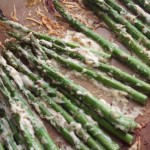 Great way to have roasted asparagus! Cheesy Asparagus Fries. More low carb recipes at www.foodcoach.me