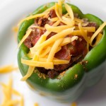 Steak Fajita Stuffed Bell Peppers. Low carb recipes after Gastric Sleeve or Gastric Bypass.