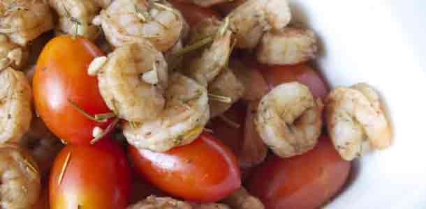 Rosemary Shrimp and Tomatoes