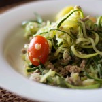 lemon zucchini pasta. low carb and bariatric friendly!