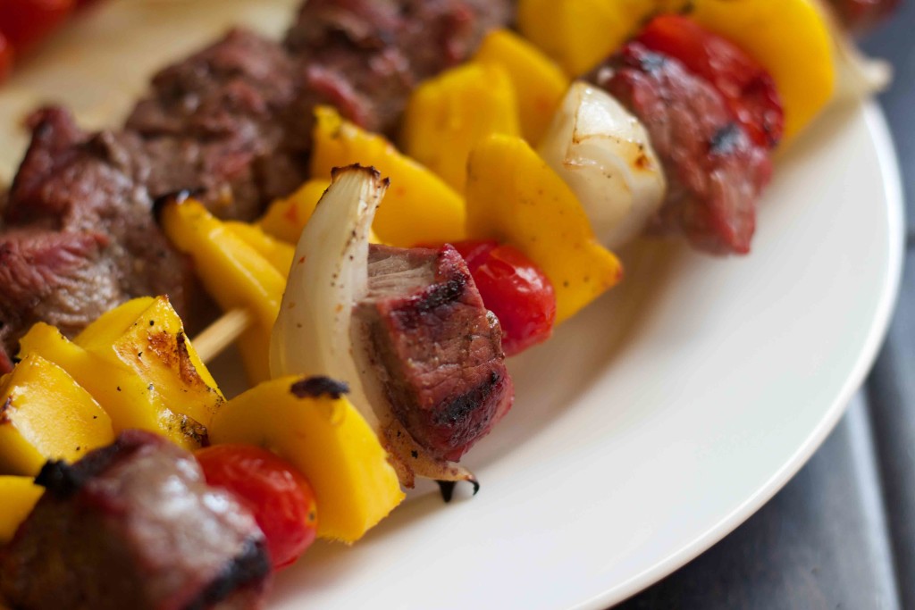 Rainbow Steak Kebabs - Bariatric Recipes
