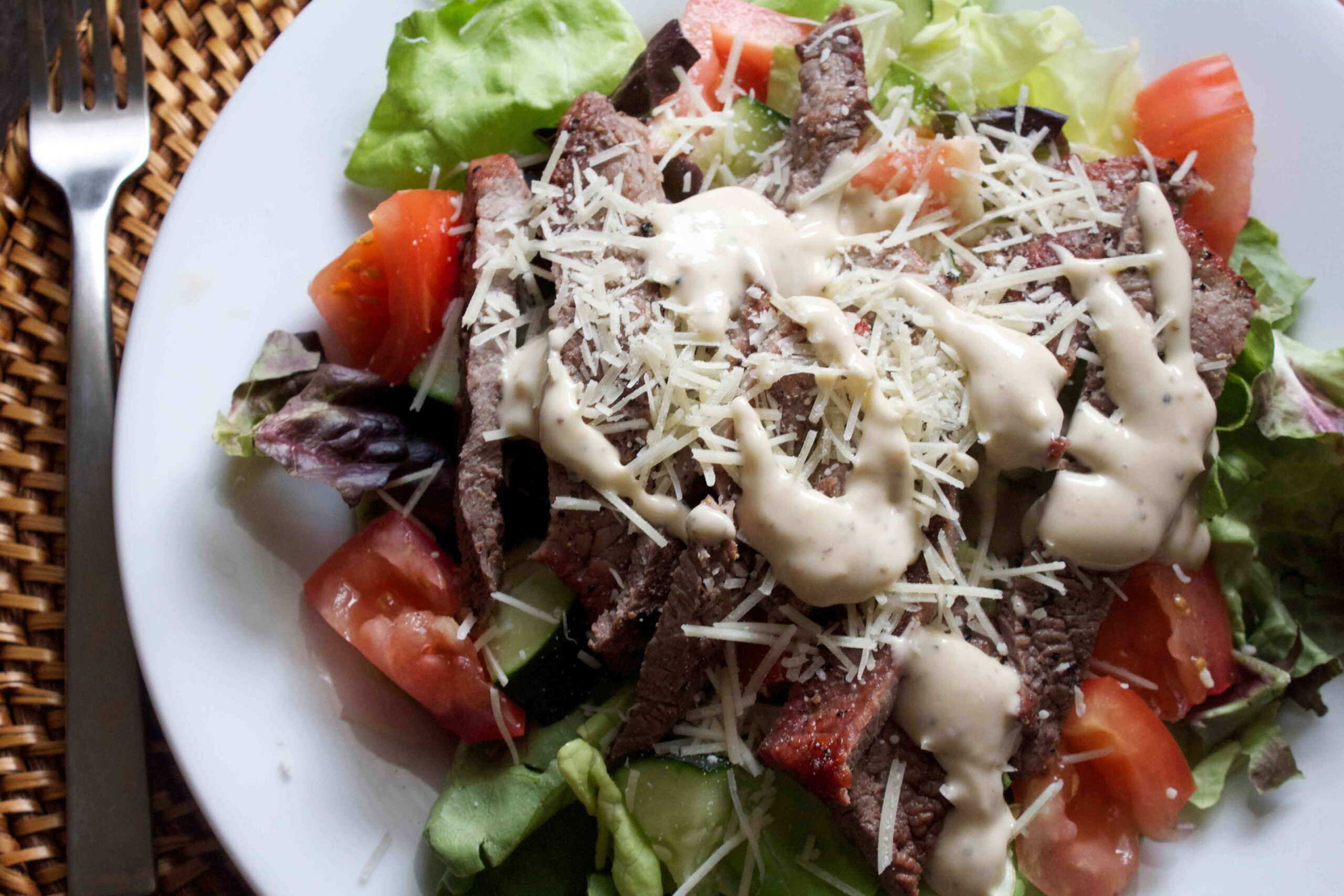 Steak Caesar Salad - WLS Recipe