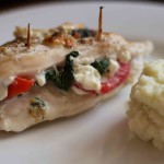 Crockpot® Stuffed Chicken Breasts // Weight Loss Surgery Recipes // Food Coach Me
