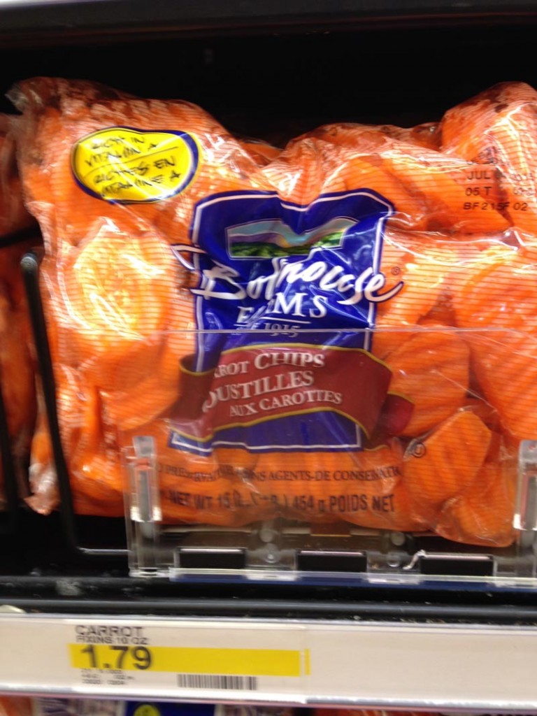 bariatric beginners blog, products to know about, Carrot "Chips" shaped into ruffles