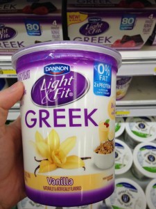 Light and Fit Greek Yogurt - high protein and lower in carbs than other yogurts. bariatric beginners blog, products to know about