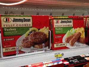 Jimmy Dean Turkey Sausage. Great for bariatric patients! bariatric beginners blog, products to know about