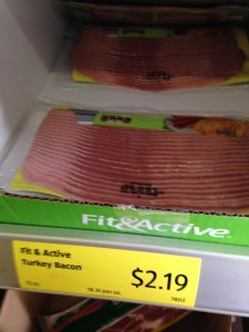 Turkey Bacon at Aldi, bariatric beginners blog, products to know about