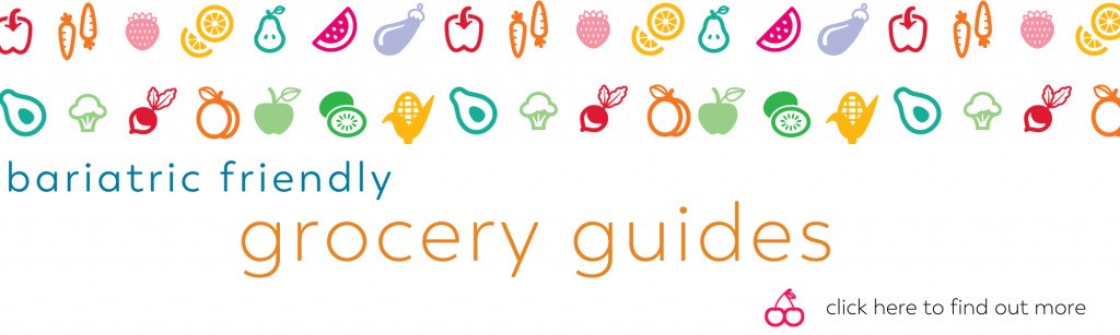 bariatric friendly grocery shopping guides