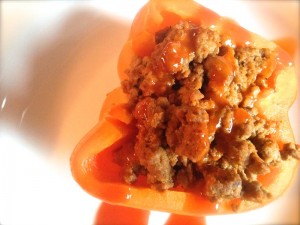 Buffalo Turkey Stuffed Bell Peppers - Low Carb and Weight Loss Surgery Friendly