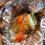 Cheesy Chicken Foil Pack. Low carb and delicious bariatric meal from www.foodcoach.me