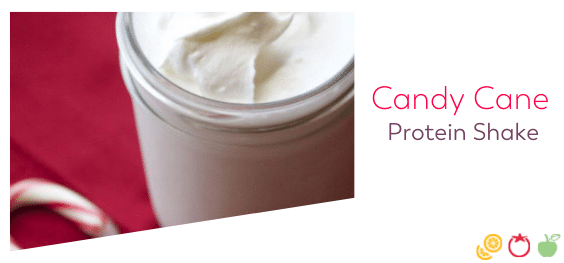 candy cane protein shake bariatric holiday recipe