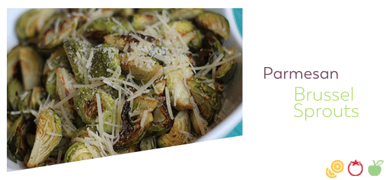 parmesan brussels sprouts holiday bariatric side dish