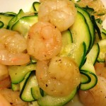 Garlic Shrimp with Zucchini Noodles - Low Carb Bariatric Meal