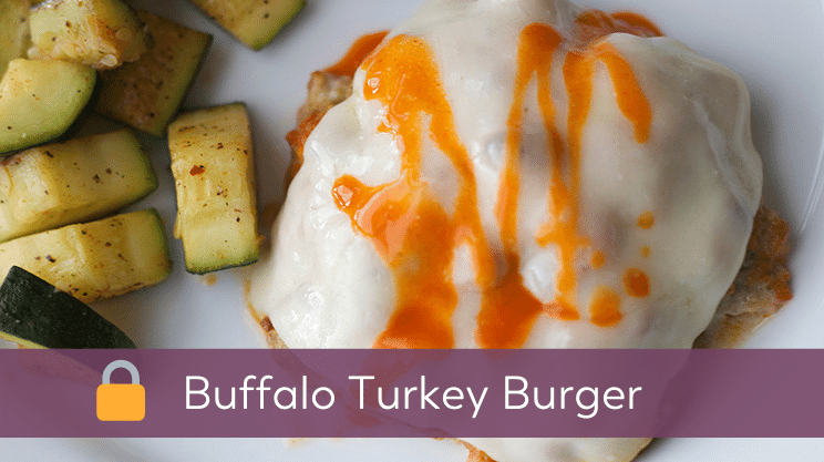 buffalo turkey burger on bariatric food coach