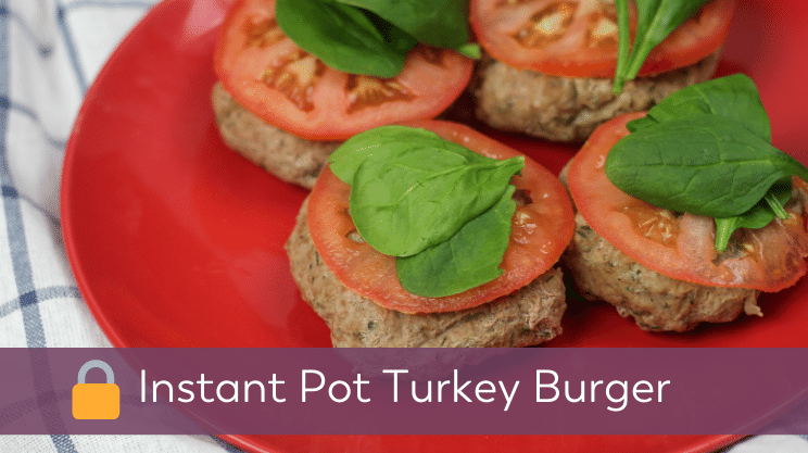 Instant Pot Turkey Burger on Bariatric Food Coach