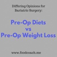 Bariatric Surgery Pre-Op Diet