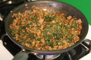 Sloppy Spinach Stuffed Peppers - WLS Recipe
