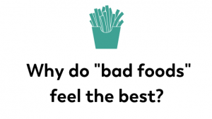 why do bad foods feel the best? blog header image for does your pouch prefer junk food after bariatric surgery