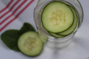 cucumber mint water_water after gastric sleeve or bypass