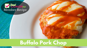 Weight loss surgery recipe for buffalo pork chops on FoodCoach.Me