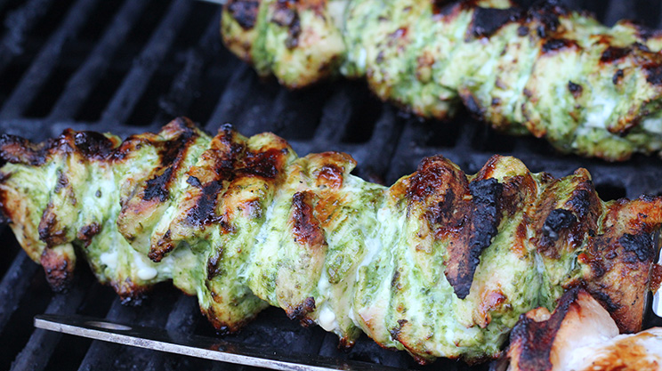 Chimichurri Grilled Chicken Kebobs | Bariatric Surgery Recipes | FoodCoach.Me