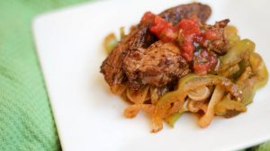Sweet and Smokey Steak Fajitas| Bariatric Surgery Recipes | FoodCoach.Me