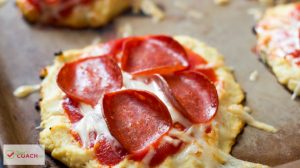 Cauliflower Mini Pizza | Bariatric Recipes | FoodCoach.Me