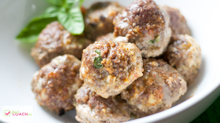 Sun Dried Tomato Meatballs | Weight Loss Surgery Recipes | FoodCoach.Me