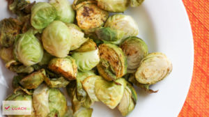 Honey Mustard Roasted Brussel Sprouts | WLS Recipes | FoodCoach.Me