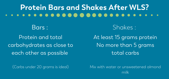 what protein bars and shakes after weight loss surgery