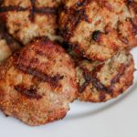 These grilled parmesan turkey burgers have a secret that keeps them from sticking to the grate! The secret also pumps up the flavor :) Packed with protein for post weight loss surgery patients. #wlsrecipes #gastricsleeve #gastricbypass #ds #bariatric