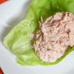 This basic tuna salad means no chunks or vegetables for those patients on a pureed diet after bariatric surgery. Exciting to finally get flavor while the textures have to stay soft! #wlspureed #bariatricpureed #gastricsleevepuree #gastricbypasspuree #pureedrecipes