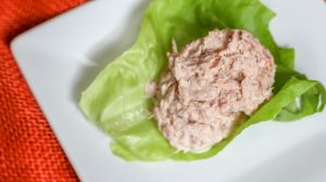 This basic tuna salad means no chunks or vegetables for those patients on a pureed diet after bariatric surgery. Exciting to finally get flavor while the textures have to stay soft! #wlspureed #bariatricpureed #gastricsleevepuree #gastricbypasspuree #pureedrecipes